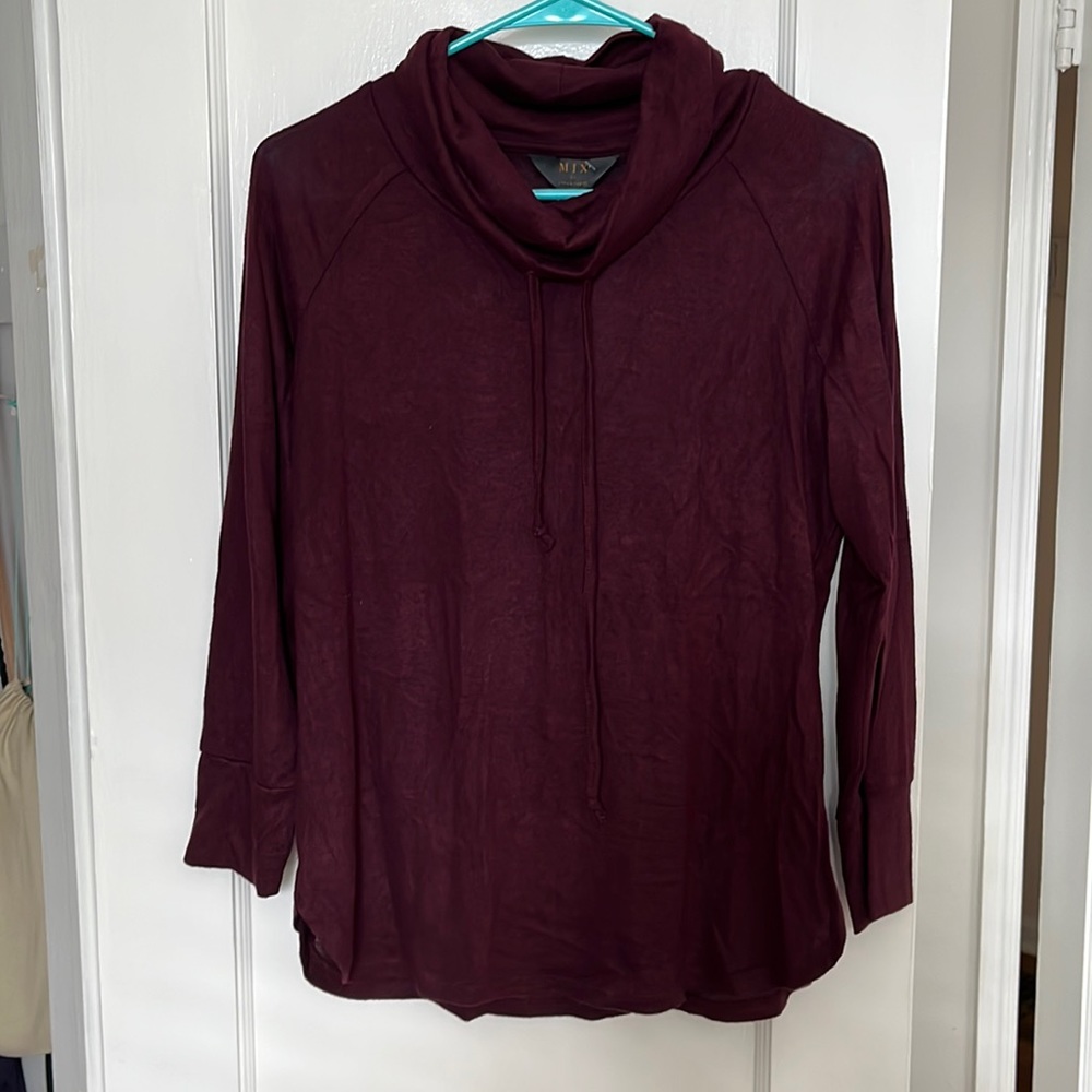 Burgundy sweater